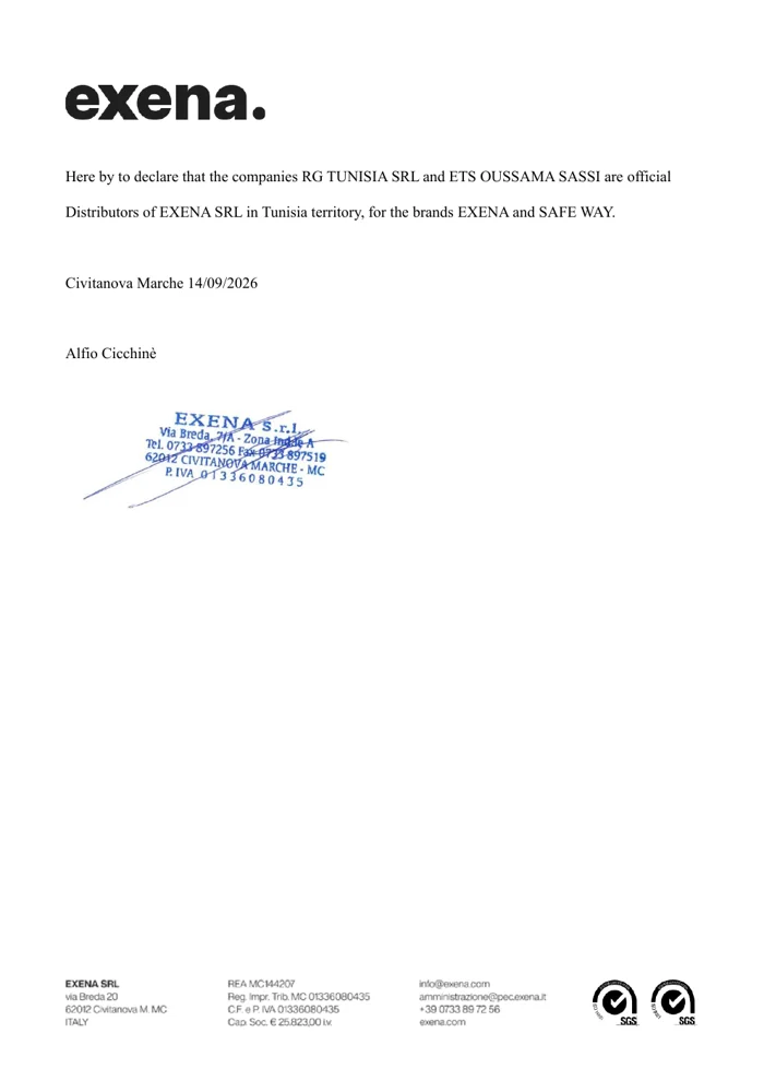 Exena · RG Tunisia / OS Safety